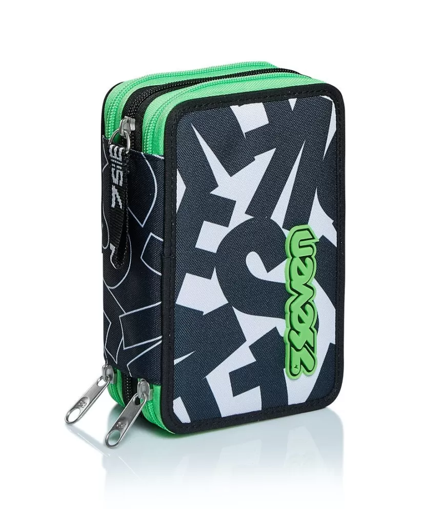 Store Seven 3 Compartments Pencil Case - Alpha Beat