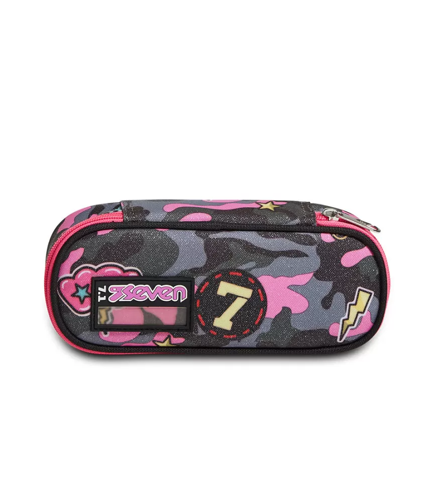 Sale Seven ® Round Plus Pencil Bag - Camoulove Girl