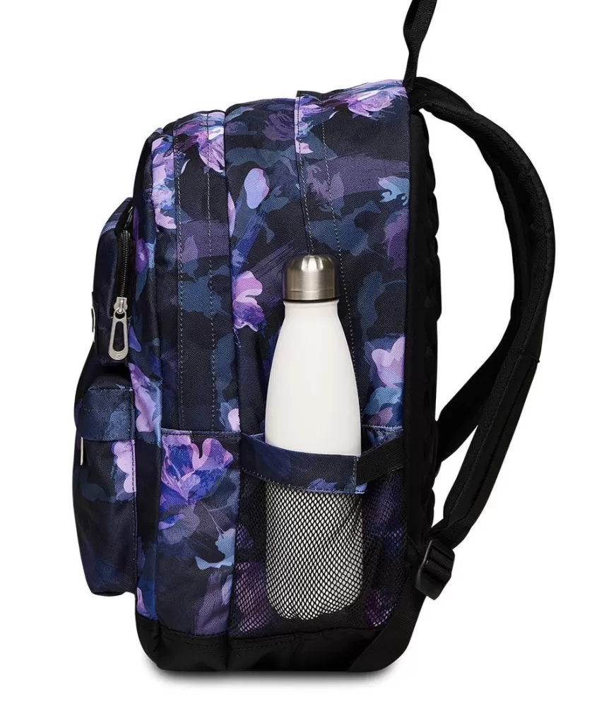 Outlet Seven ® The Double Pro Xxl Pockets Backpack With Wireless Earphones