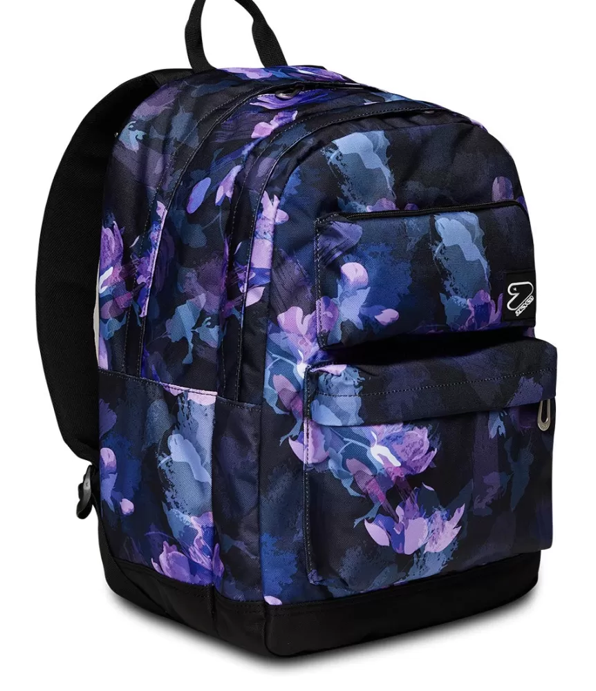 Outlet Seven ® The Double Pro Xxl Pockets Backpack With Wireless Earphones