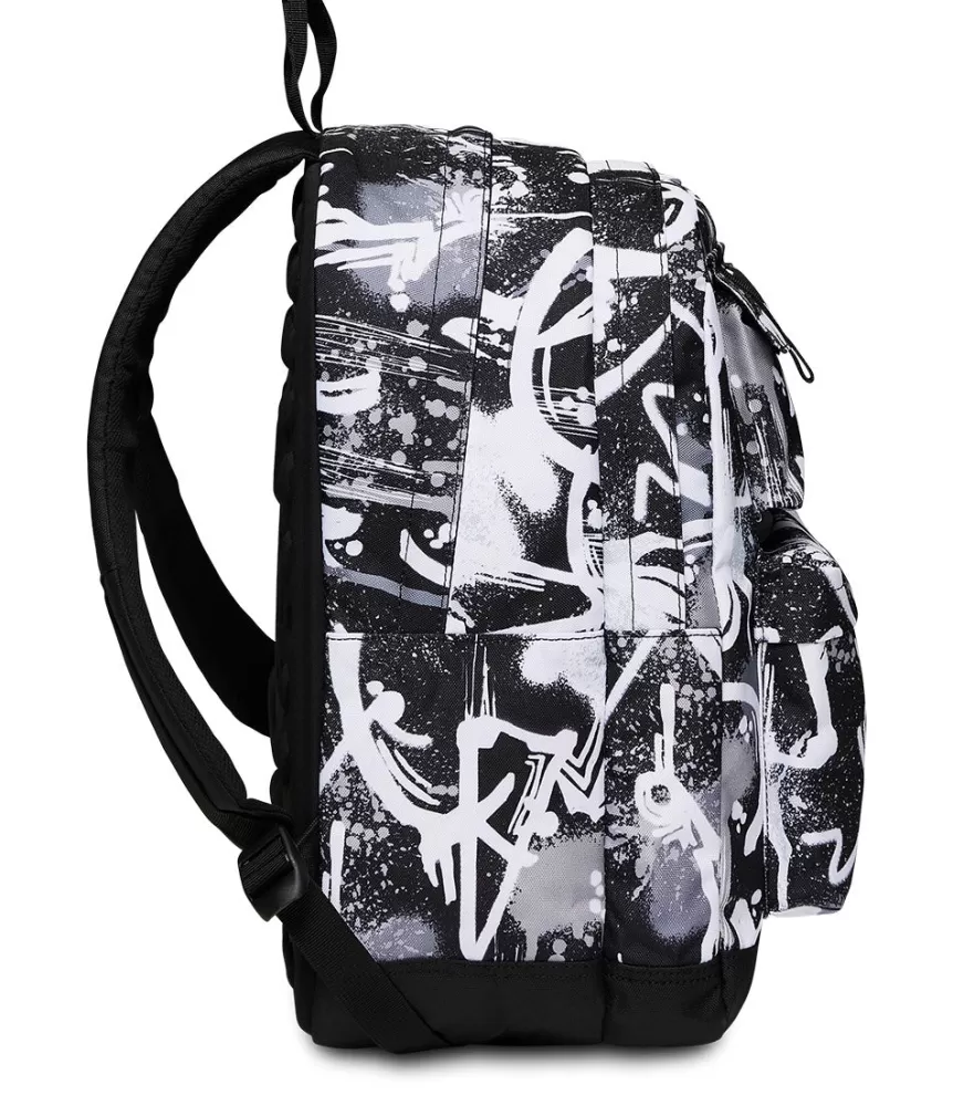 Best Seven ® The Double Pro Xxl Pockets Backpack With Wireless Earphones