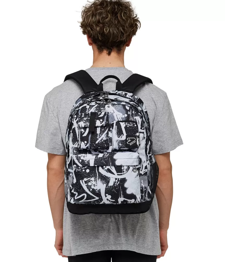 Best Seven ® The Double Pro Xxl Pockets Backpack With Wireless Earphones