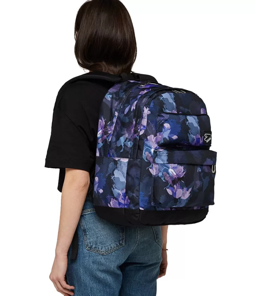 Outlet Seven ® The Double Pro Xxl Pockets Backpack With Wireless Earphones