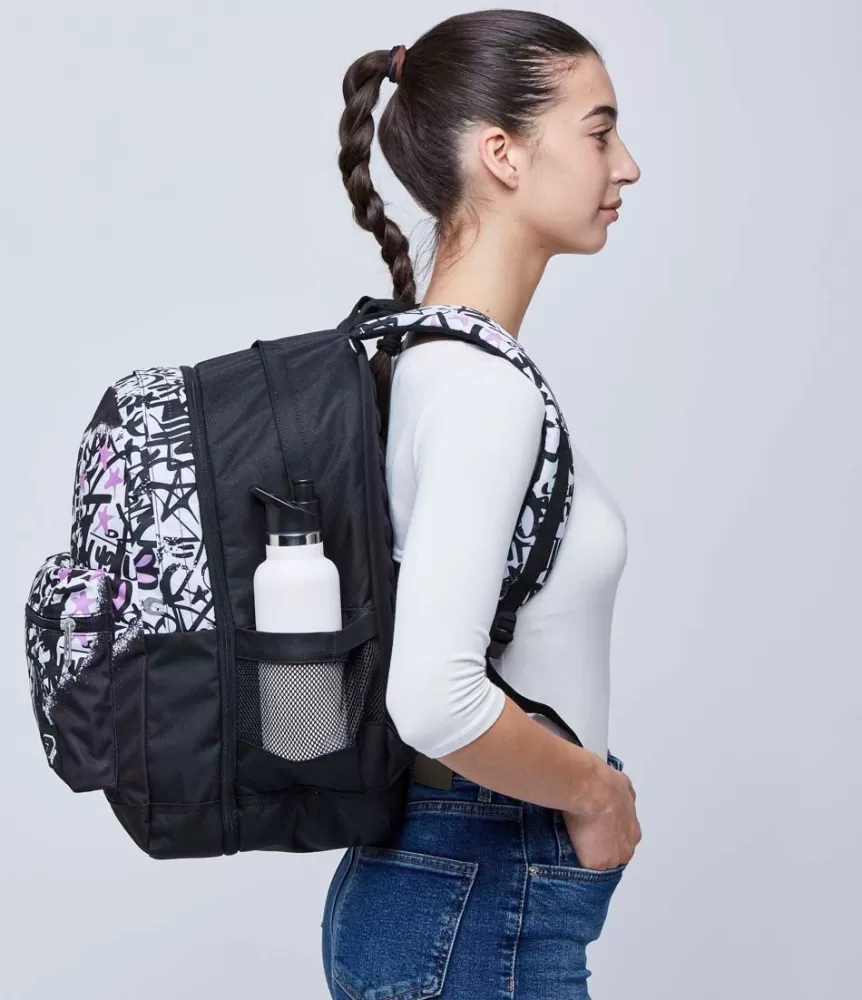 Fashion Seven ® The Double Pro Xxl Reversible Detach - Backpack With Earphones