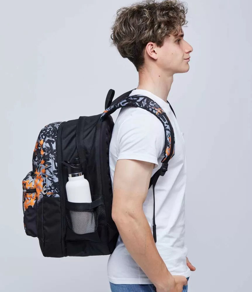 Store Seven ® The Double Pro Xxl Reversible Detach - Backpack With Earphones