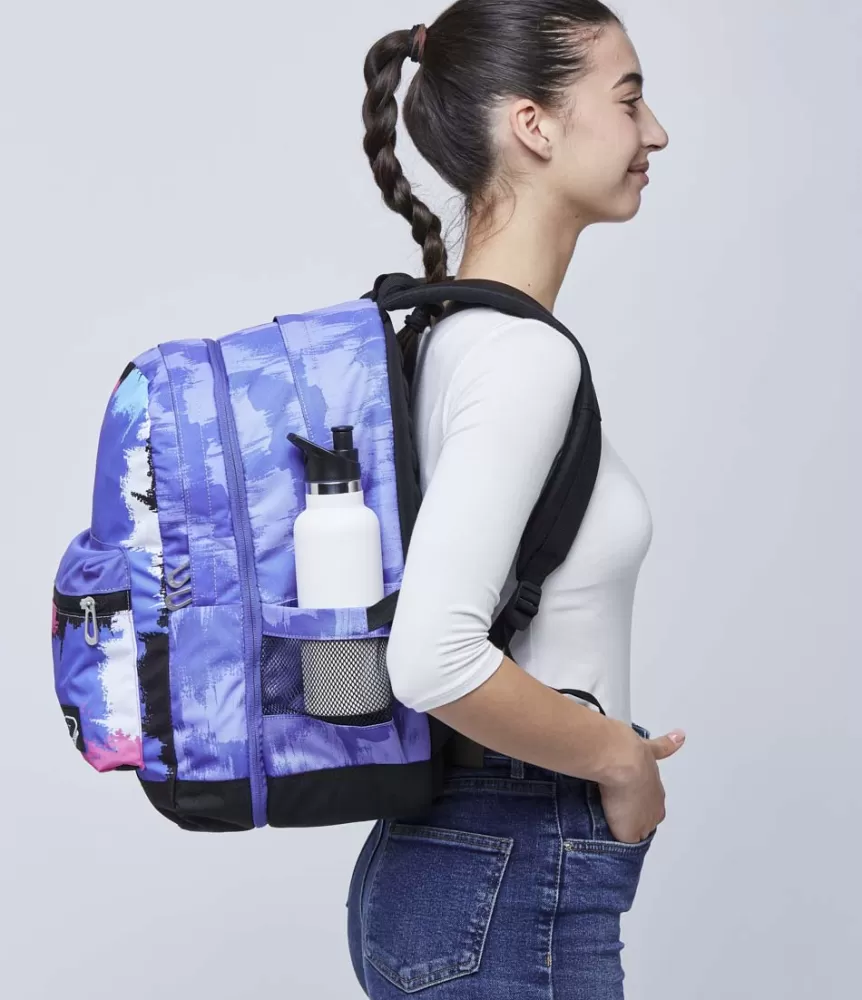 Best Seven ® The Double Pro Xxl Reversible Detach - Backpack With Earphones